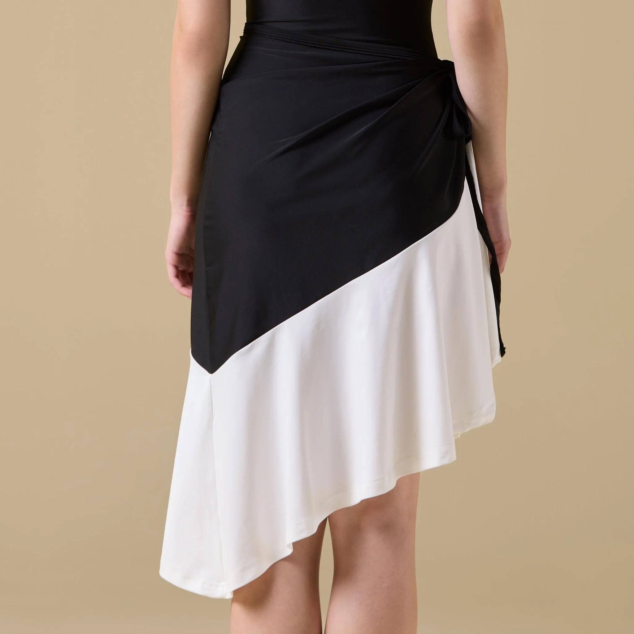 Black & White Swim Skirt - Image 3
