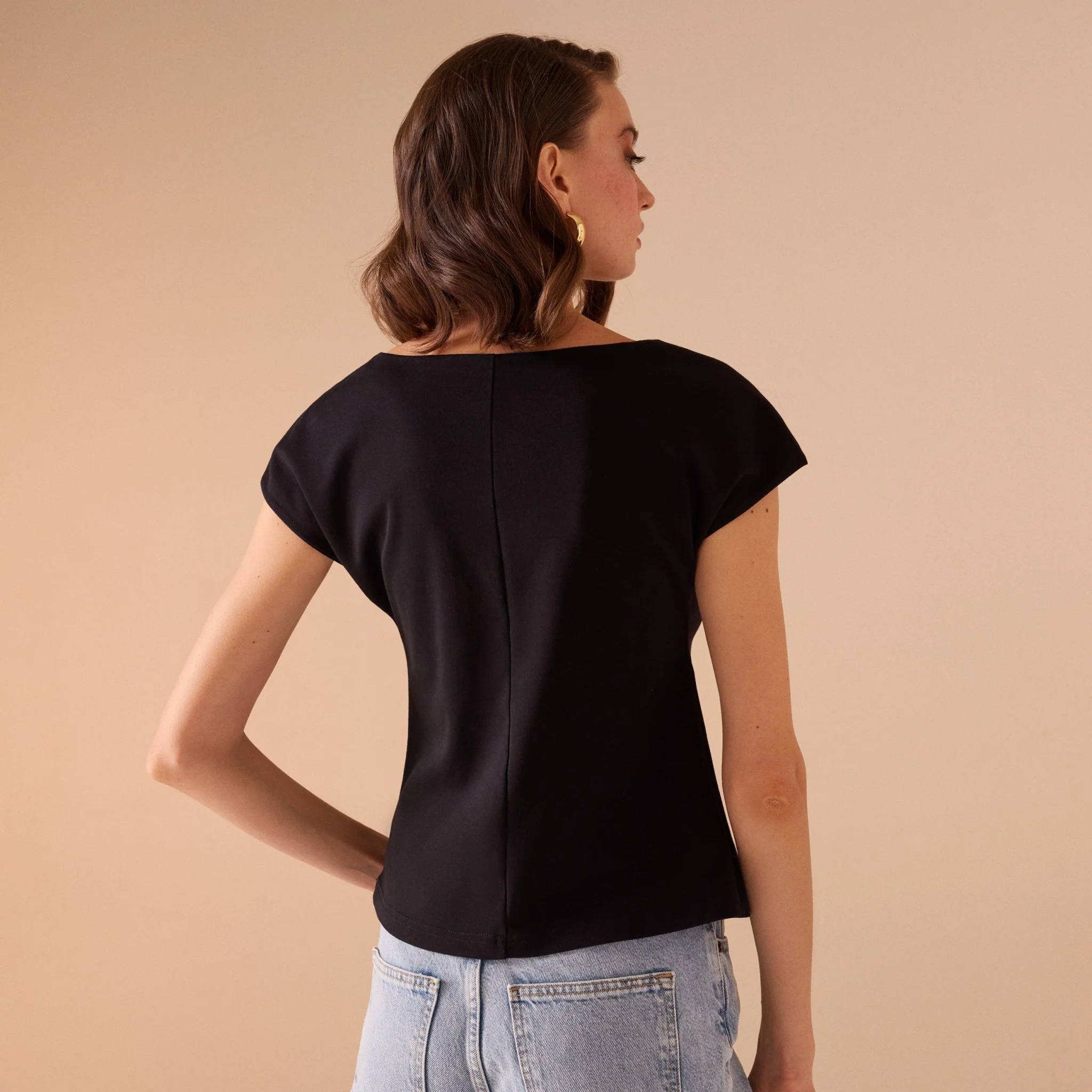 Fitted Waist Cotton Top - Image 6